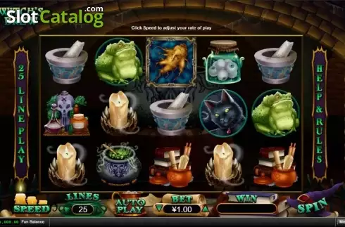 Скрин2. Witchs Brew (RTG) слот