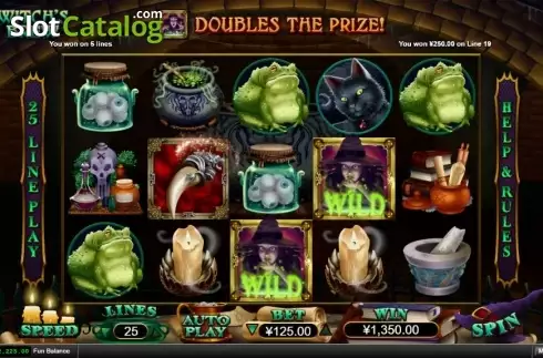 Скрин3. Witchs Brew (RTG) слот
