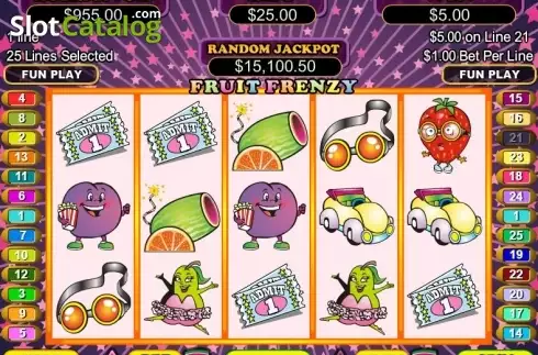 Скрин3. Fruit Frenzy слот