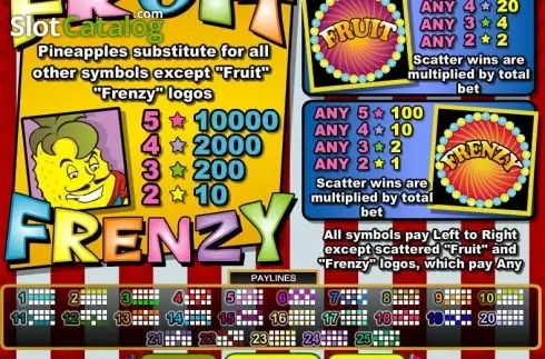 Скрин5. Fruit Frenzy слот
