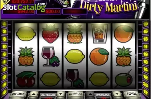 Скрин2. Dirty Martini слот