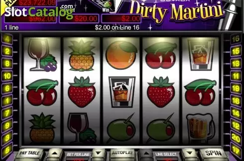 Скрин3. Dirty Martini слот