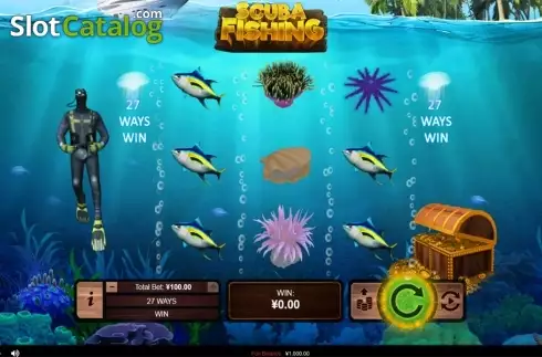Скрин2. Scuba Fishing слот