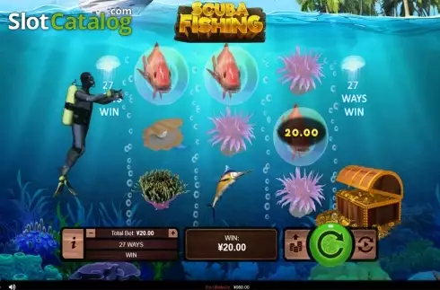 Скрин3. Scuba Fishing слот