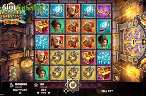 Скрин3. Treasure Heroes слот