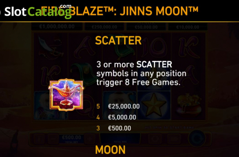 Скрин6. Jinns Moon слот