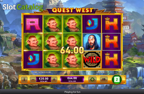 Скрин5. Quest West слот