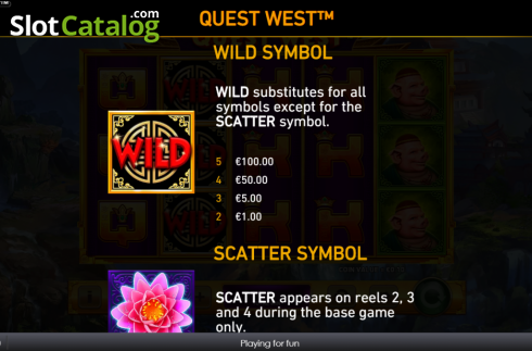 Скрин6. Quest West слот