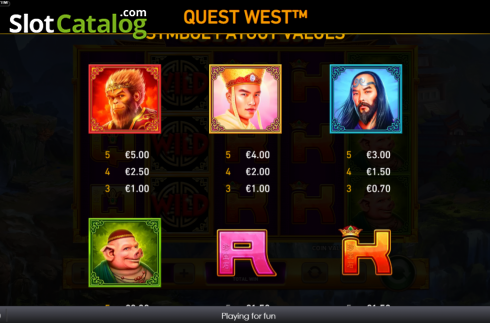 Скрин8. Quest West слот