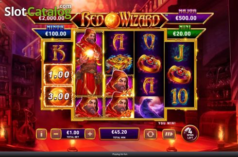 Скрин8. Red Wizard слот