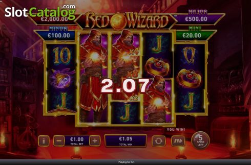 Скрин6. Red Wizard слот