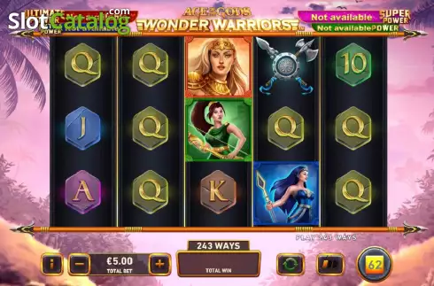 Скрин3. Age Of The Gods Wonder Warriors слот