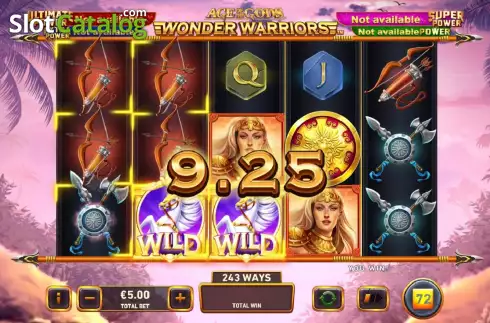 Скрин4. Age Of The Gods Wonder Warriors слот