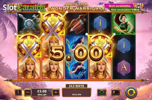 Скрин6. Age Of The Gods Wonder Warriors слот