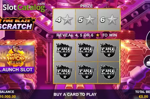 Скрин2. Fire Blaze Scratch слот