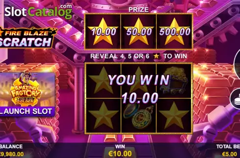Скрин3. Fire Blaze Scratch слот