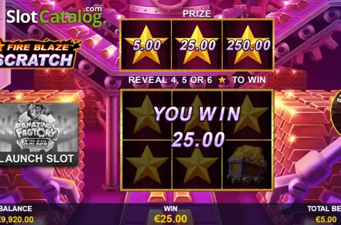 Скрин4. Fire Blaze Scratch слот
