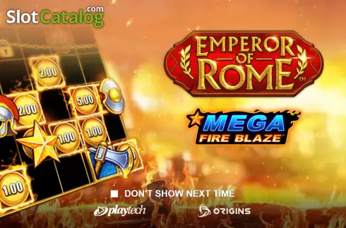 Скрин2. Emperor Of Rome Mega Fire Blaze слот