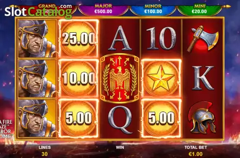 Скрин3. Emperor Of Rome Mega Fire Blaze слот