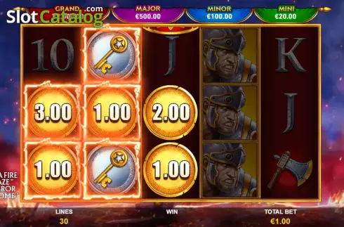 Скрин6. Emperor Of Rome Mega Fire Blaze слот