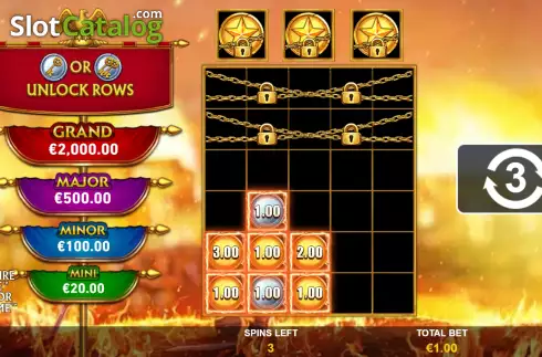 Скрин8. Emperor Of Rome Mega Fire Blaze слот