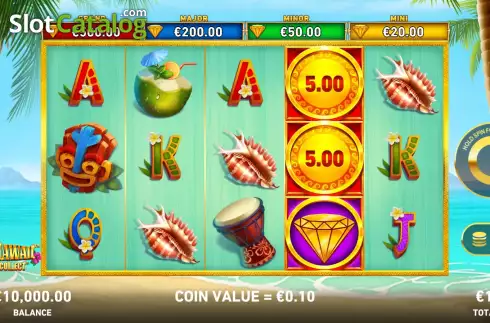 Скрин3. Alohawaii: Cash Collect слот