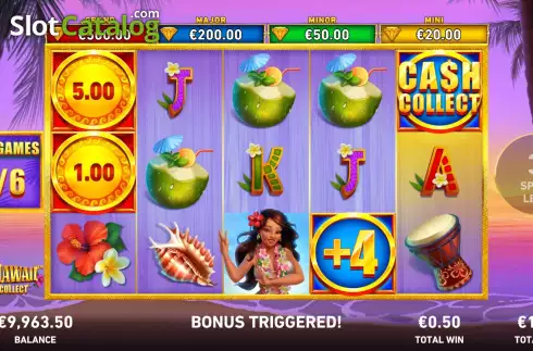 Скрин9. Alohawaii: Cash Collect слот