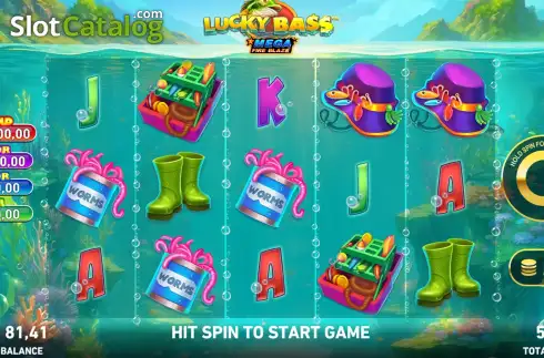 Скрин2. Mega Fire Blaze: Lucky Bass слот
