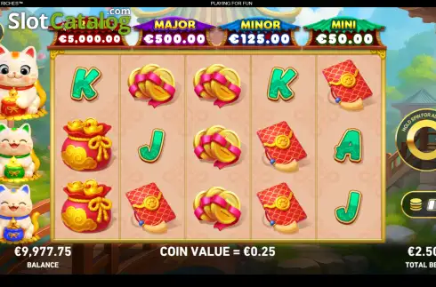 Скрин2. Triple Meow Riches слот