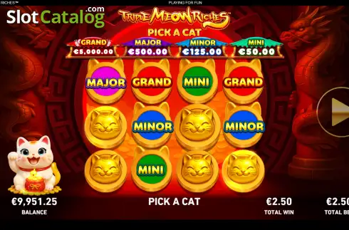 Скрин3. Triple Meow Riches слот