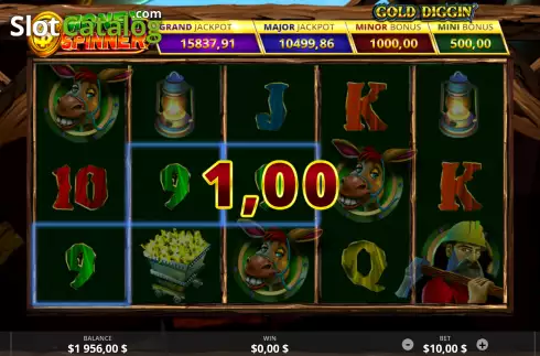 Скрин4. Gold Diggin слот