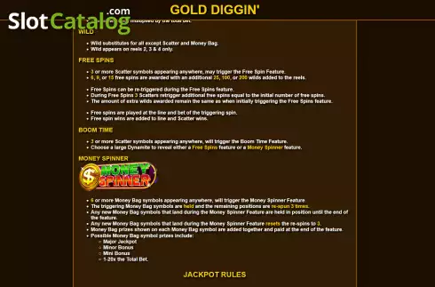 Скрин7. Gold Diggin слот