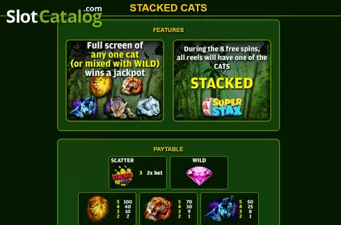 Скрин5. Stacked Cats слот