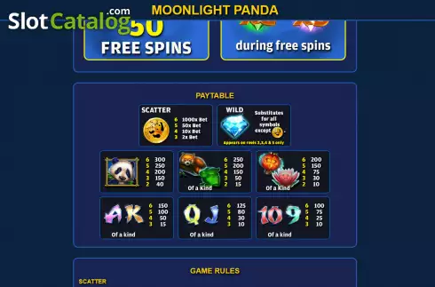 Скрин7. Moonlight Panda слот
