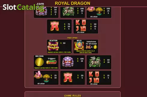 Скрин6. Royal Dragon (Ready Play Gaming) слот