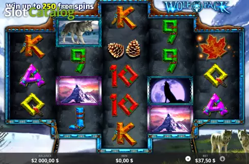 Скрин2. Wolf Pack (Ready Play Gaming) слот