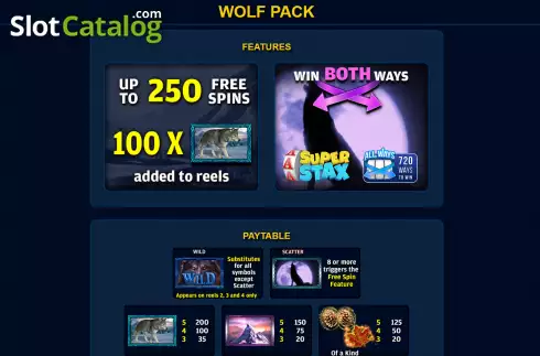 Скрин5. Wolf Pack (Ready Play Gaming) слот