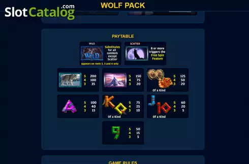 Скрин6. Wolf Pack (Ready Play Gaming) слот
