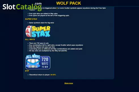 Скрин8. Wolf Pack (Ready Play Gaming) слот