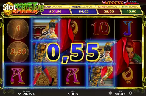 Скрин3. Winning Bull слот