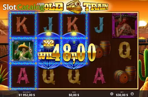Скрин3. Gold Train (Ready Play Gaming) слот