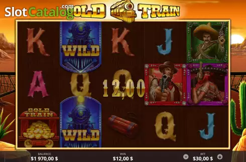 Скрин4. Gold Train (Ready Play Gaming) слот