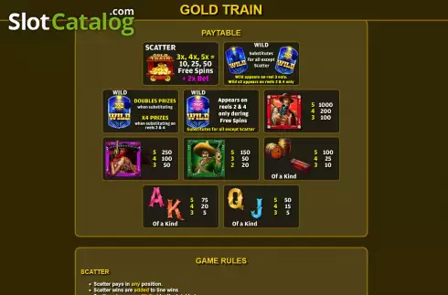 Скрин6. Gold Train (Ready Play Gaming) слот