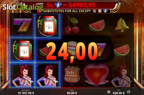 Скрин4. Thundering Hearts слот