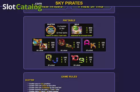 Скрин6. Sky Pirates (Ready Play Gaming) слот