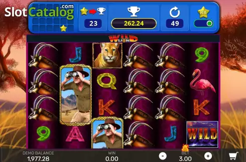 Скрин2. Wild Lion with Reel Bingo слот