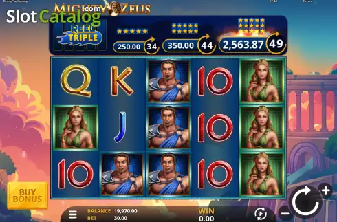 Скрин2. Mighty Zeus (Ready Play Gaming) слот