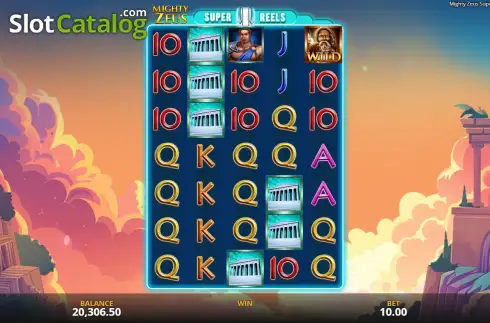 Скрин2. Mighty Zeus - Super Reels слот