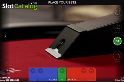 Скрин2. Real Baccarat With Courtney слот