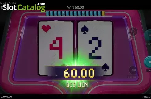 Скрин3. Rapid Card Chase слот